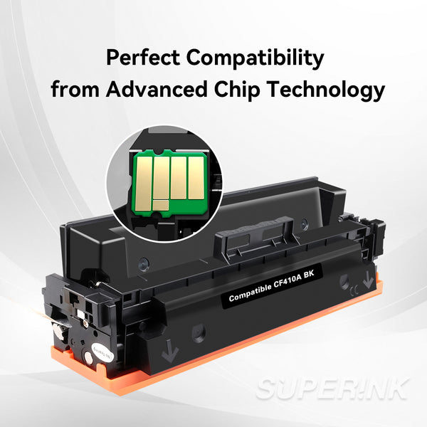 Compatible Hp Cf410a 410a Toner Cartridge Black By Superink Superinkca