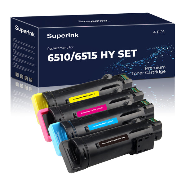 Compatible XEROX 6510 / 6515 Toner Combo By Superink