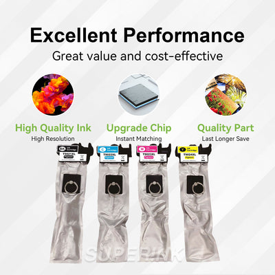 Compatible Epson T902XL Combo Ink Cartridge High Yield By Superink