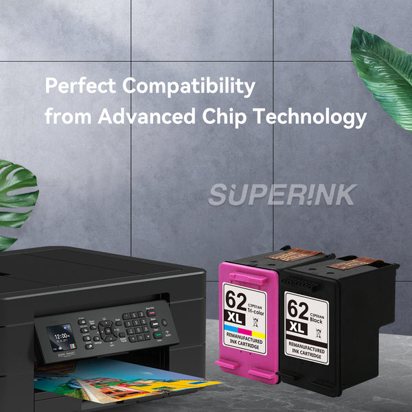 Compatible HP 62XL Combo Inkjet Cartridge High Yield By Superink   04 6af59630 5721 4af0 99d9 F403afaf956b 600x 