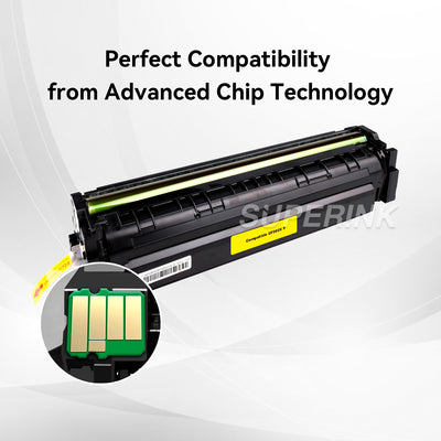 Compatible HP CF502X (HP 202X) Toner Cartridge Yellow By Superink