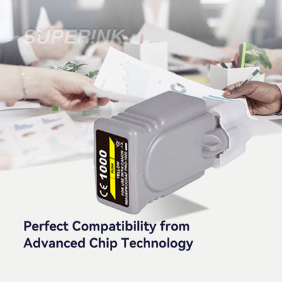 Compatible Canon PFI-1000 Yellow Ink Cartridge By Superink