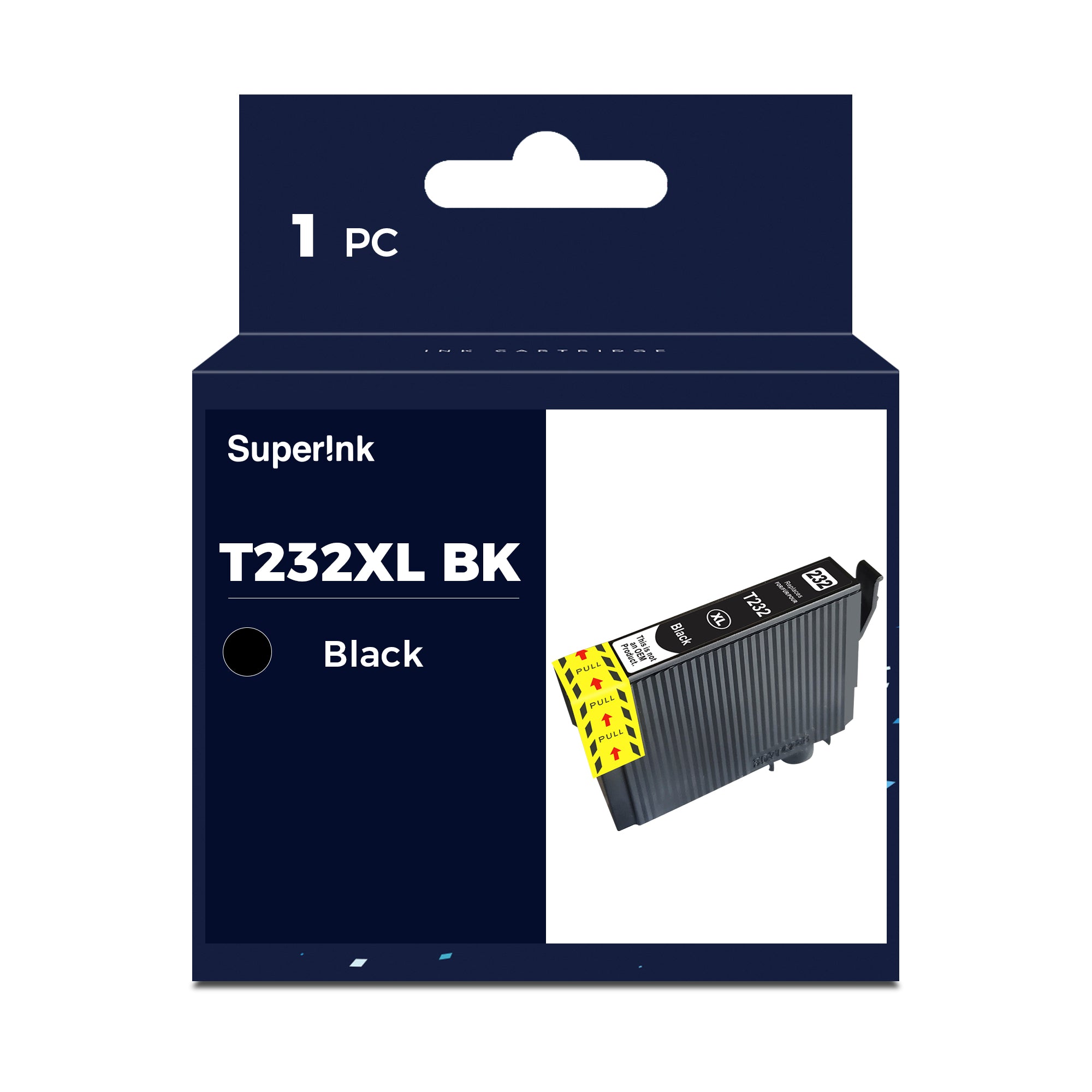 Compatible Epson T232xl Black High Yield Ink Cartridge By Superink Superinkca 9522