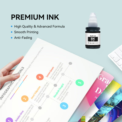 Compatible Canon GI-290 1595C001 Black Ink Bottle by Superink