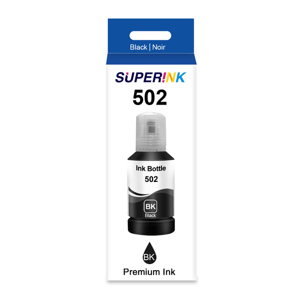 Compatible Epson T502 T502120 S Black Ink Bottle By Superink Superinkca 0090