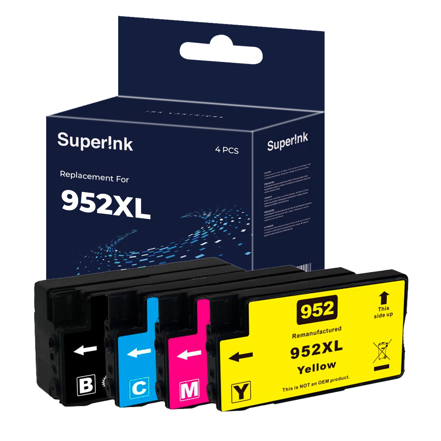 Compatible Hp 952xl Combo Ink Cartridge High Yield By Superink Superinkca 7974