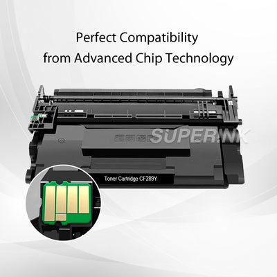 Compatible HP CF289Y Black Toner Cartridge With NEW Chip by Superink