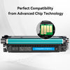 Compatible HP CF361X Toner Cartridge Cyan High Yield By Superink