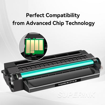 Compatible Samsung MLT-D115L Black Toner Cartridge By Superink