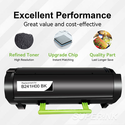 Compatible Lexmark B241H00 Black Toner Cartridge by Superink