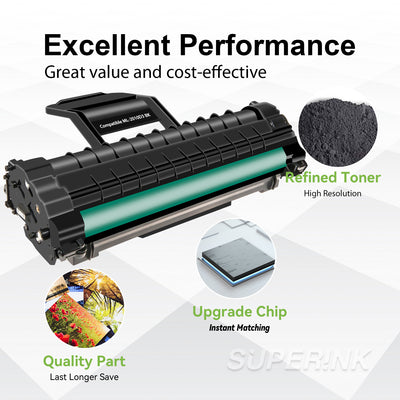 Compatible Samsung ML-2010D3 Black Toner Cartridge By Superink