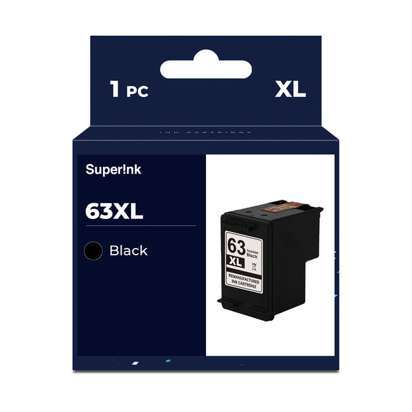 Compatible HP 63XL (HP F6U64AN) Black Ink Cartridge By Superink ...