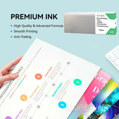 Compatible Epson T636B00 700ml Green Ink By Superink