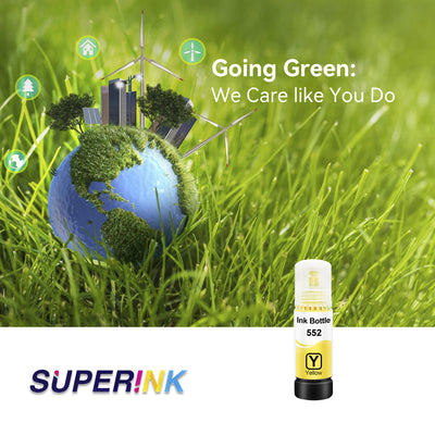 Compatible Epson T552 T552420-S Yellow Ink Bottle by Superink
